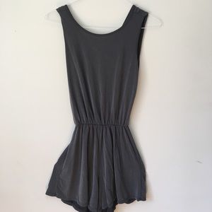 Cute grey romper